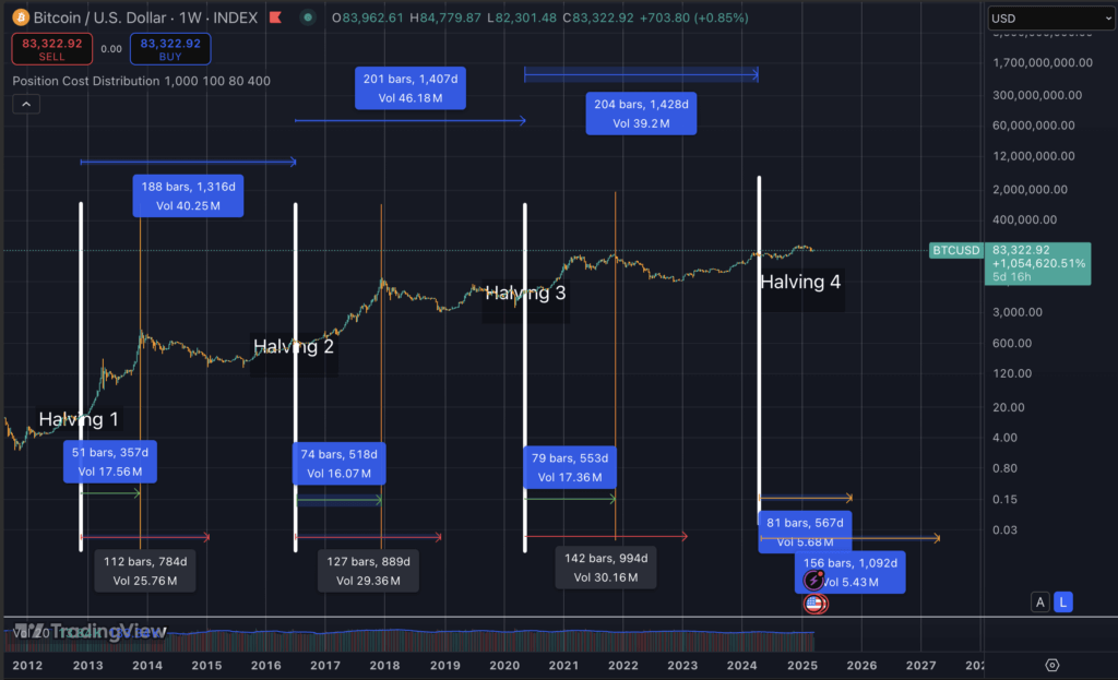 Bitcoin halving cycle patterns